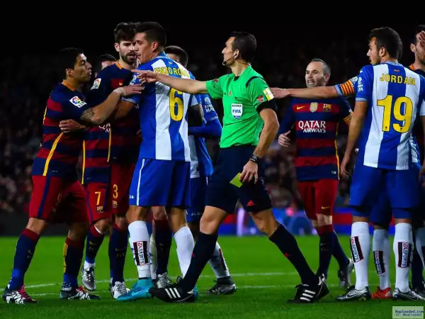 Luis Suarez banned two games after tunnel row following Barcelona win